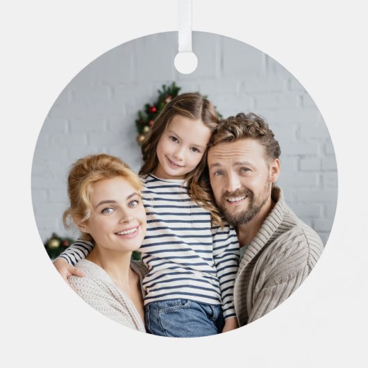 Farbenfrohe, trendige, doppelseitige Schneeflocken Ornament Aus Metall (Rückseite)