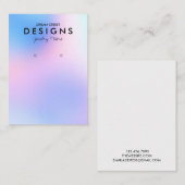 Farbenfrohe, trendige Earring Display Card Visitenkarte (Vorne/Hinten)