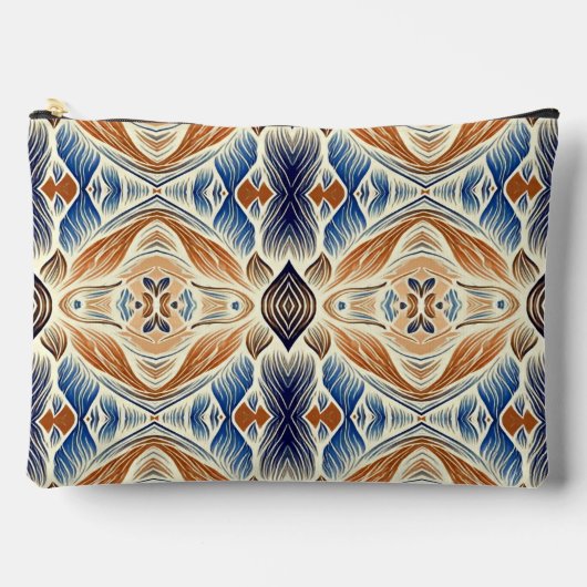 Farbenfrohe trendige klassische Make-up Accessoire Zubehörtasche (Vorderseite)