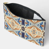 Farbenfrohe trendige klassische Make-up Accessoire Zubehörtasche (Offen)