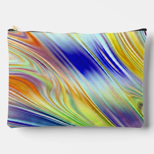 Farbenfrohe trendige klassische Make-up Accessoire Zubehörtasche (Vorderseite)