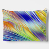 Farbenfrohe trendige klassische Make-up Accessoire Zubehörtasche (Rückseite)