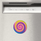 Farbenfrohe, trendige Retro-gefärbte Krawatte Magnet (In Situ (Geschirrspüler))