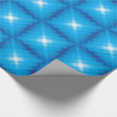 Farbenfrohe, trendige Retro-gefärbte Krawatte mit  Geschenkpapier (Ecke)