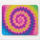 Farbenfrohe, trendige Retro-gefärbte Krawatte Mousepad (Vorne)