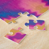 Farbenfrohe, trendige Retro-gefärbte Krawatte Puzzle (Seite)