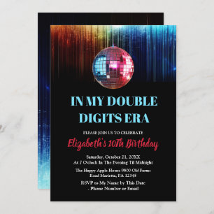 Farbenfrohe Trendsetter in meiner zweistelligen Är Einladung