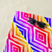 Farbenfrohe trendy geometric strandtuch (Beispiel)
