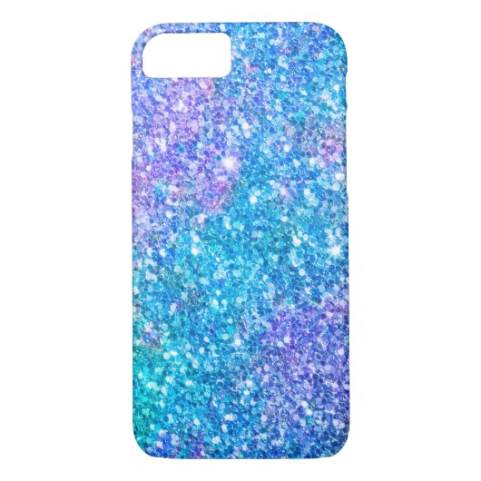 Farbenfrohe trendy Glitzer Print Case-Mate iPhone Hülle (Rückseite)