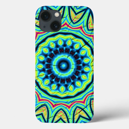 Farbenfrohe trendy Muster Case-Mate iPhone Hülle (Rückseite)