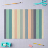 Farbenfrohe trendy Streifen Geburtstag Seidenpapier (Basteln)