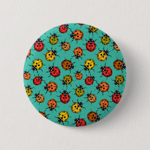Farbenfrohe Treppenbuchten auf türkis Button
