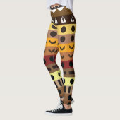 Farbenfrohe Tribal Deko Art Pattern Leggings (Links)