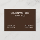 Farbenfrohe Tribal Deko Art Pattern Visitenkarte (Rückseite)