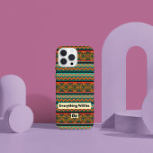 Farbenfrohe Tribal Geometric iPhone Case - Boho Ch