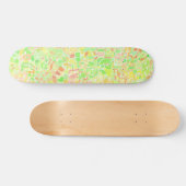 Farbenfrohe Trippy Boho Eclectic Groovy Blob Mosai Skateboard (Horizontal)