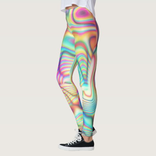 Farbenfrohe Trippy Holm Girls/Womens Leggings (Links)