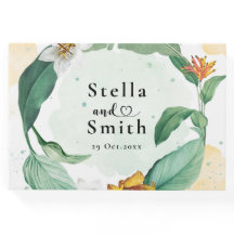 Farbenfrohe Tropenblumenhochzeit