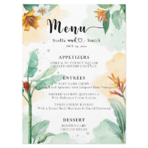 Farbenfrohe Tropenblumenhochzeit