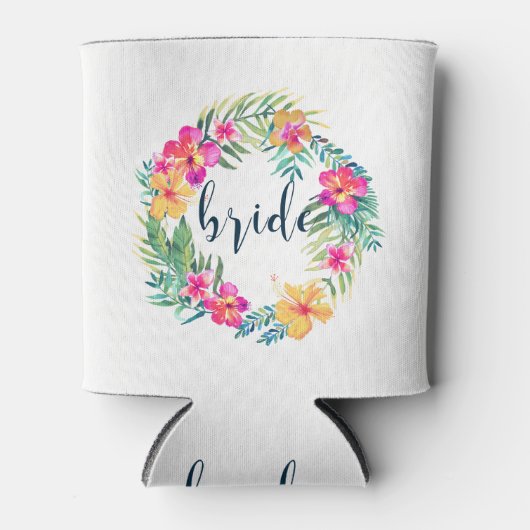 Farbenfrohe Tropenkreuzbriefe Dosenkühler (Vorderseite)