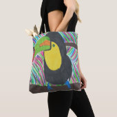 Farbenfrohe Tropenkuppe Tasche (Von Nahem)