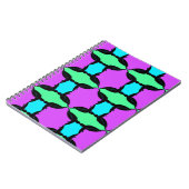 Farbenfrohe Tropenschildkröte Notizblock (Linke Seite)