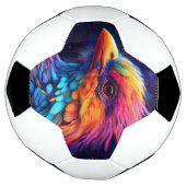 Farbenfrohe Tropenvögel Fußball (Gedreht)
