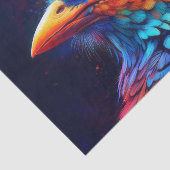 Farbenfrohe Tropenvögel Seidenpapier (Ausschnitt)