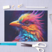 Farbenfrohe Tropenvögel Seidenpapier (Handwerk)