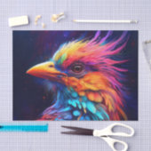 Farbenfrohe Tropenvögel Seidenpapier (Handwerk)