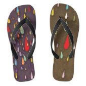 Farbenfrohe Tropfen Badesandalen (Fußbett)