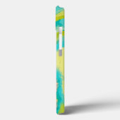 Farbenfrohe tropische Ananas Case-Mate iPhone Hülle (Rückseite / Links)