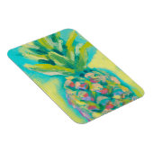 Farbenfrohe tropische Ananas Magnet (Rechte Seite)