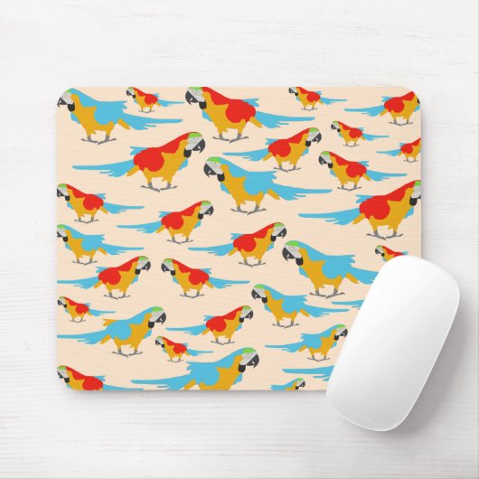 Farbenfrohe tropische Äschen Mousepad (Mit Mouse)