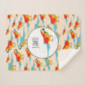 Farbenfrohe tropische Äschen Sherpadecke (Vorderseite (Horizontal))