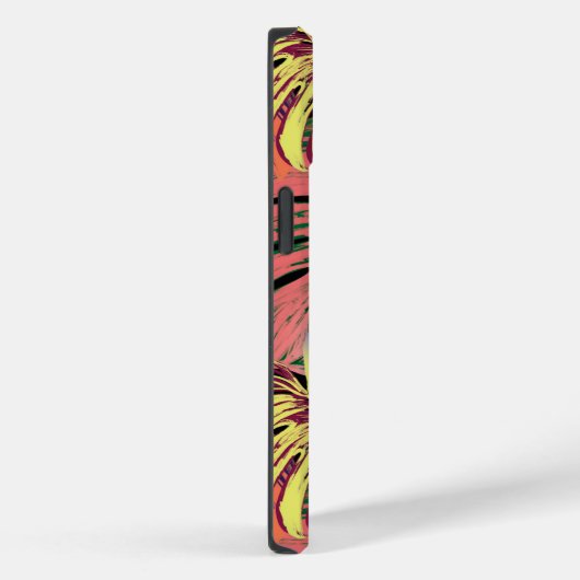 Farbenfrohe tropische Blätter Case-Mate iPhone Hülle (Rückseite / Rechts)