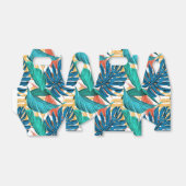 Farbenfrohe tropische Blätter, exotisches Design, Geschenkschachtel (Ungefaltet)
