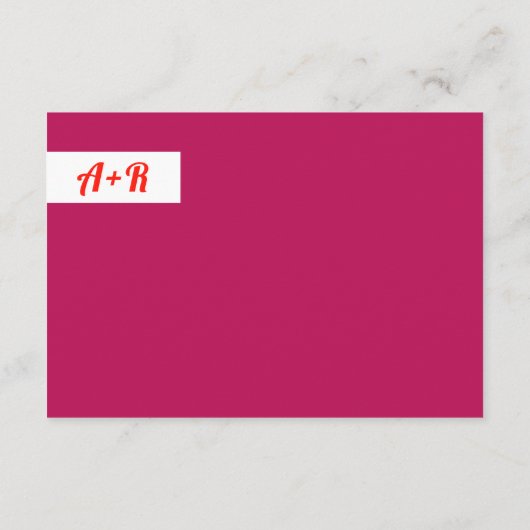 Farbenfrohe tropische Blätter, Rahmen maximalistis Begleitkarte (Rückseite)