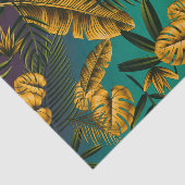 Farbenfrohe tropische Blätter Seidenpapier (Ausschnitt)