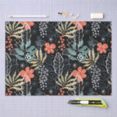 Farbenfrohe tropische Blätter Seidenpapier (Handwerk)