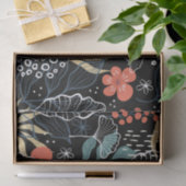 Farbenfrohe tropische Blätter Seidenpapier (Geschenk)