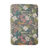 Farbenfrohe tropische Blume Badematte (Vorderseite Vertikal)