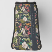 Farbenfrohe tropische Blume Golf Headcover (Rotieren 90)