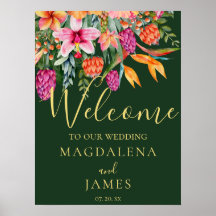 Farbenfrohe tropische Blume in Rosa und Orange wil