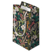 Farbenfrohe tropische Blume Kleine Geschenktüte (Vorderseite Schrägansicht)