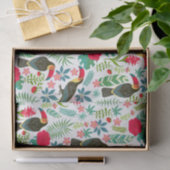 Farbenfrohe tropische Blume Seidenpapier (Geschenk)