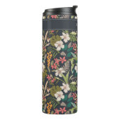 Farbenfrohe tropische Blume Thermosbecher (Nach links gedreht)