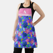 Farbenfrohe tropische Blumen Moderne hübsche Schür Schürze (InSitu)