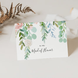 Farbenfrohe tropische Brautparty Vielen Dank Dankeskarte