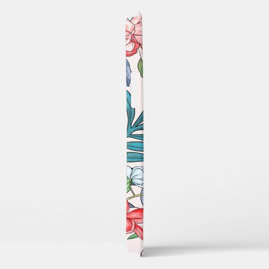 Farbenfrohe tropische Dschungel Nahtlose Printwerb Case-Mate iPhone Hülle (Rückseite / Rechts)